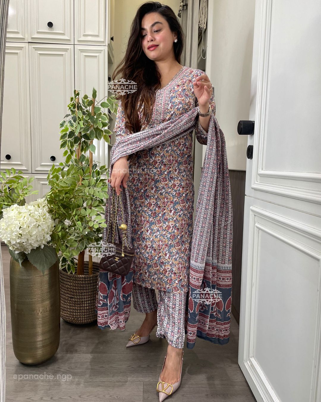 Print on print budget cotton set