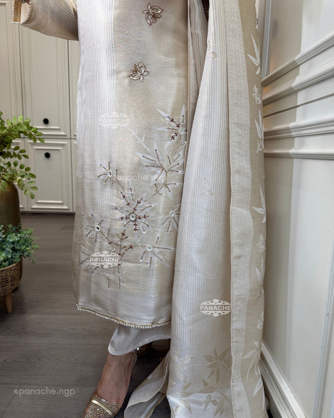 Mogra gold suit set