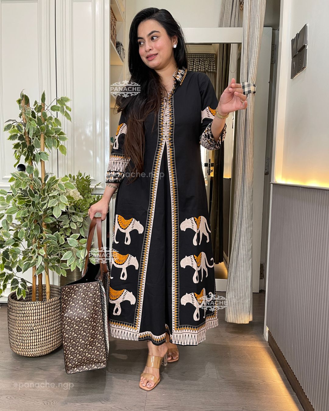 Black | Dailywear long coord