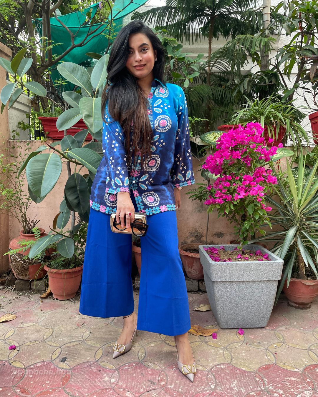 Ombre Bandhani shirt