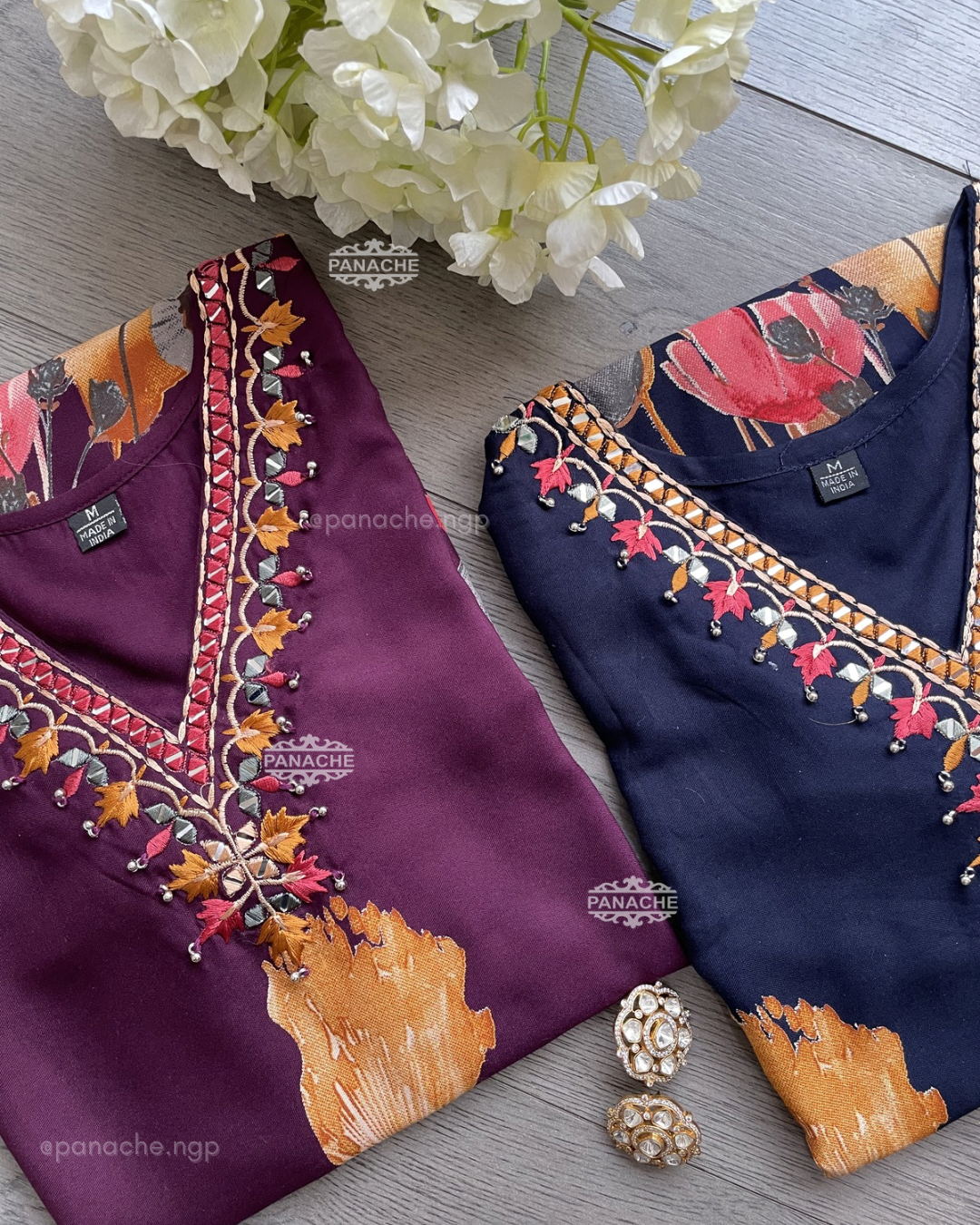 Crimson Bloom Co-ord Set