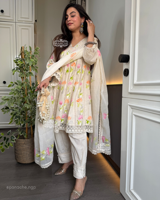 Pastel Petals Suit Set
