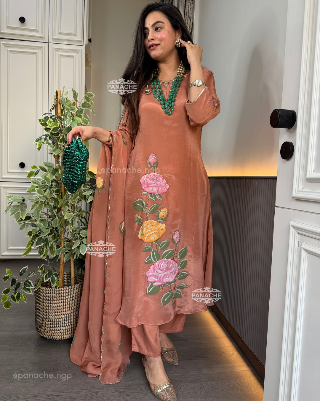 Vintage Rose Suit Set
