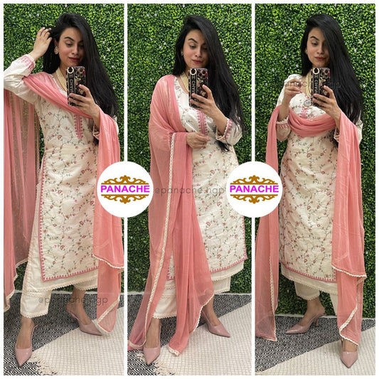 Fully Embroidered Kurta Set