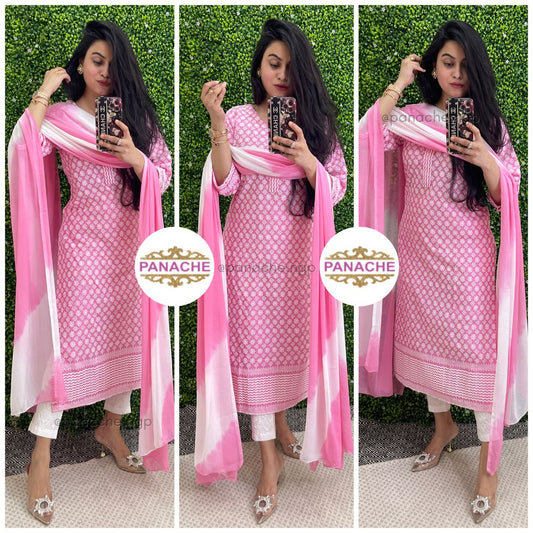 Lakhanvi kurta pant sets for all purpose wear