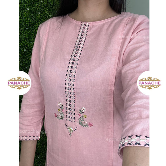 Cotton daily wear kurta pant set