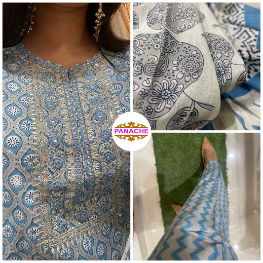 Beautiful & Comfy Cotton Print on Print Suits
