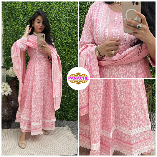 Baby Pink Anarkali