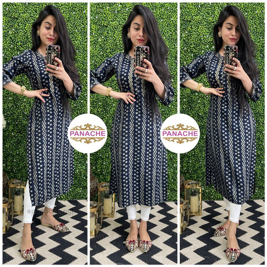Baatik Muslin only kurti!