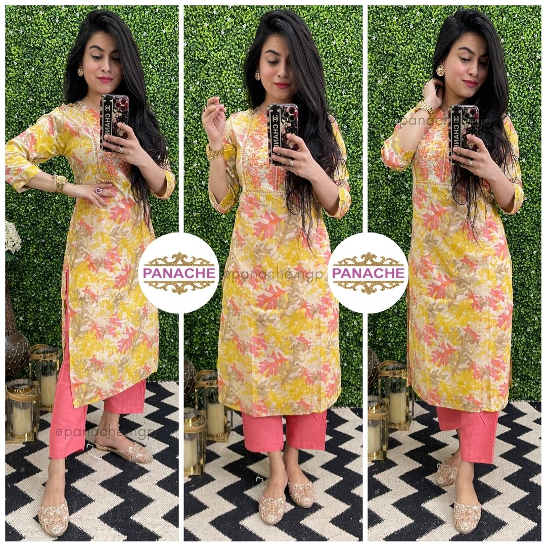 Floral sunshine budget set