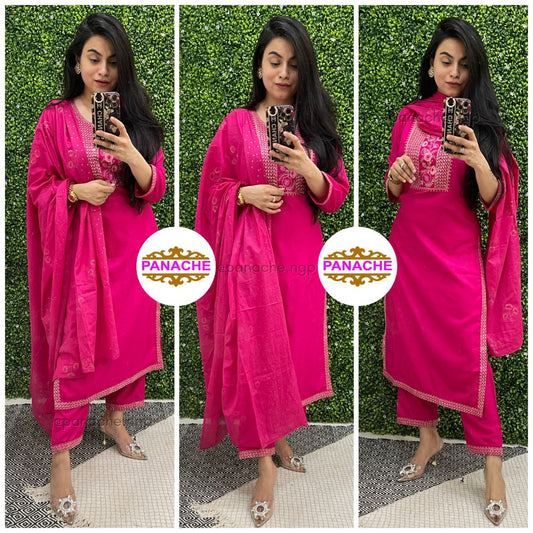 Hot Pink Budget Set
