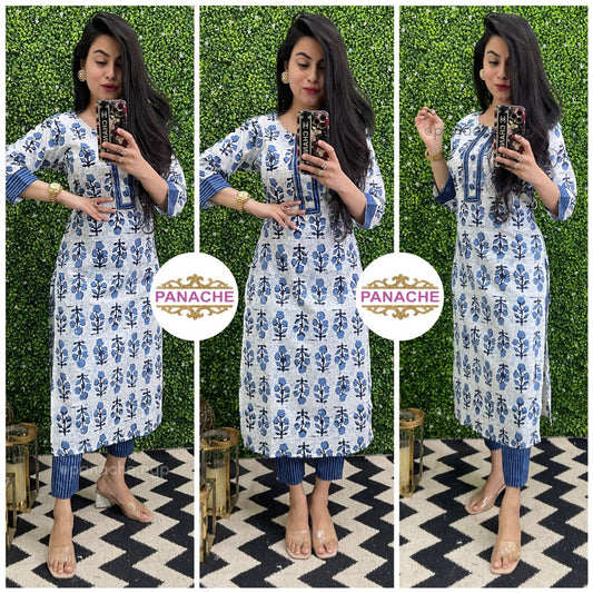 Print on print indigo budget set