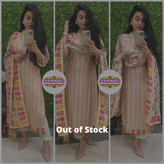 Soft Muslin printed suit set